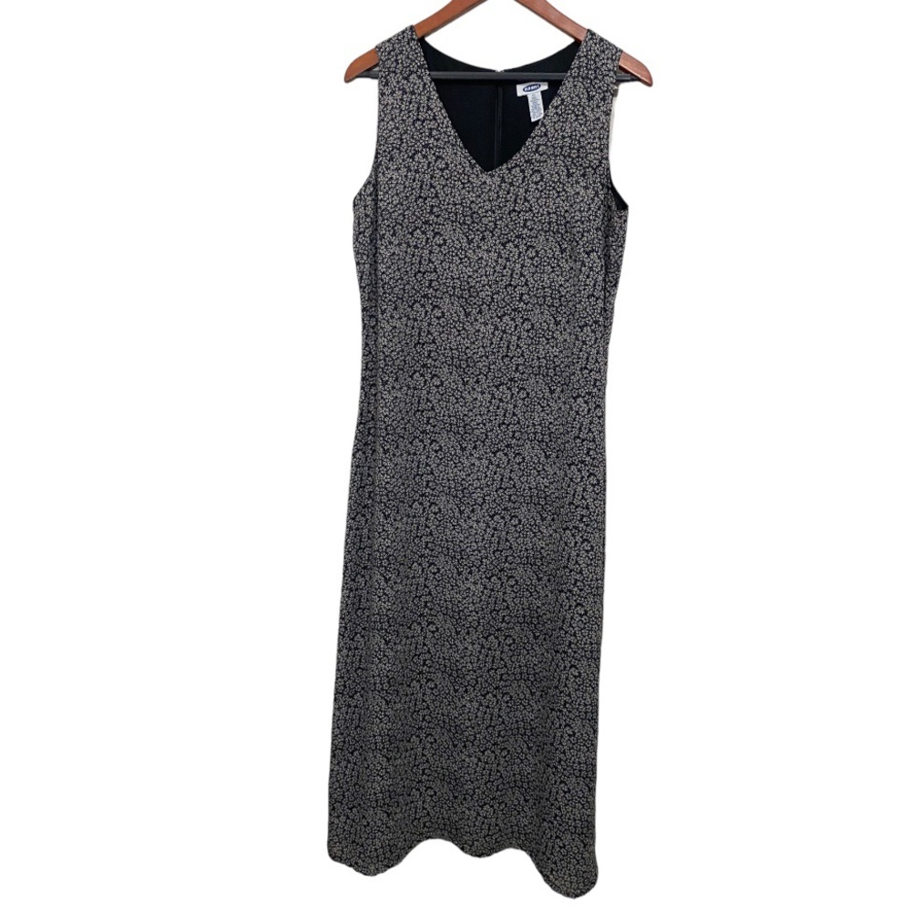 Old Navy Ditsy Muted Floral Sleeveless V-Neck Maxi Dress Women’s Size 10 Y2K